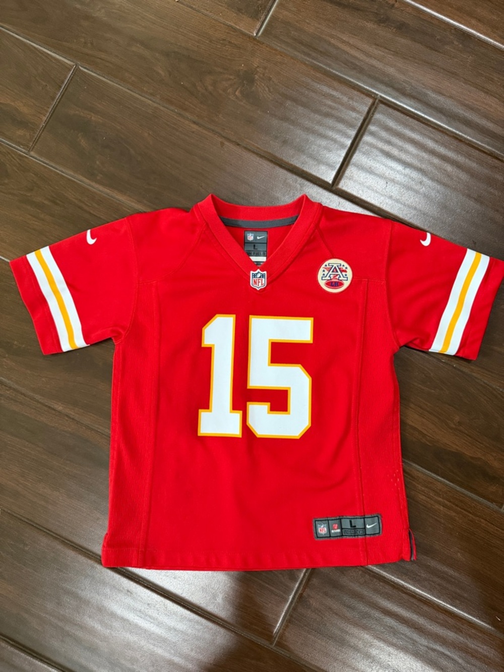 Nike Kids Mahomes Kansas City Chiefs #15 Football Jersey